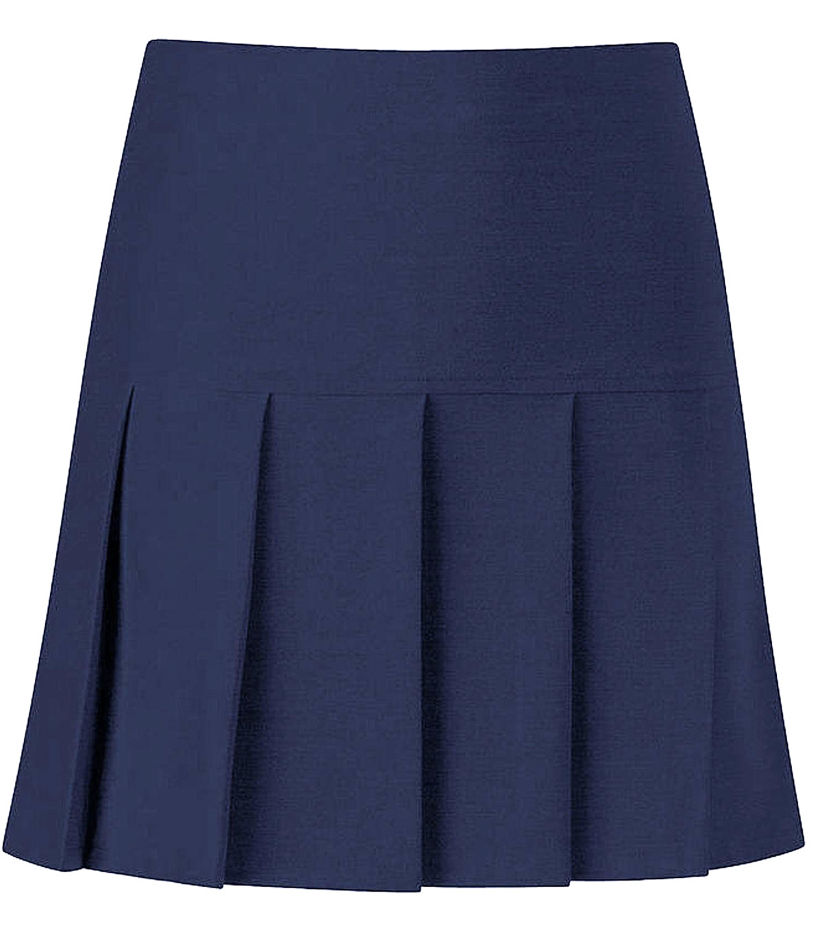 navy school skirt pleated