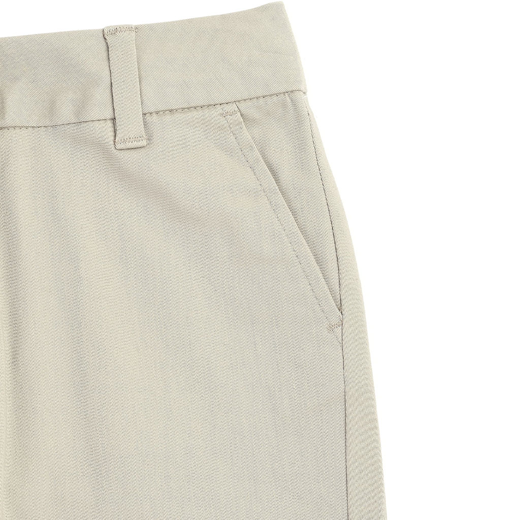 elastane fitted school trousers